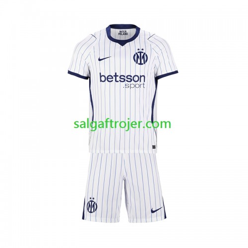 Internazionale Milano Fodboldtrøjer Børn Udebanesæt 2026/27 Kort ærmer Internazionale Milano Fodboldtrøjer Børn Udebanesæt 2026/27 Kort ærmer